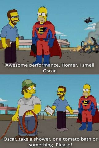 Oscar's Unforgettable Moment in Springfield! 🎭