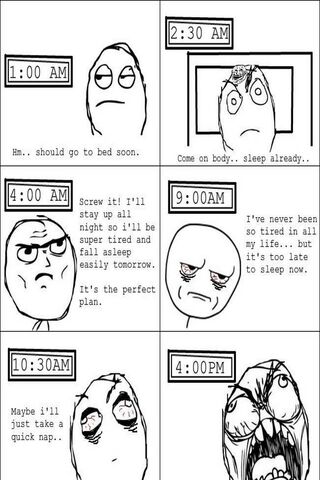 The Sleep Struggle: A Comic Journey to a Quick Nap 💤