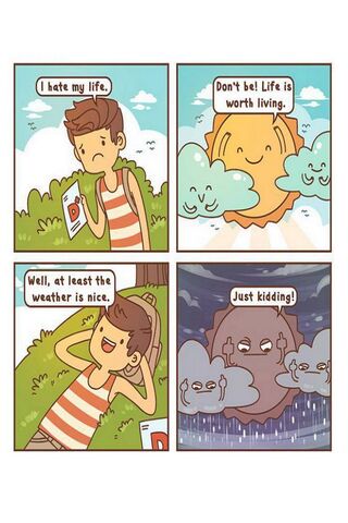 Weathering the Storm of Life 🌦️