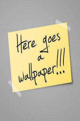Sticky Note Surprise: A Wallpaper Announcement! 📝✨