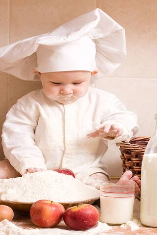 Little Chef's Floury Adventure 🍏👶