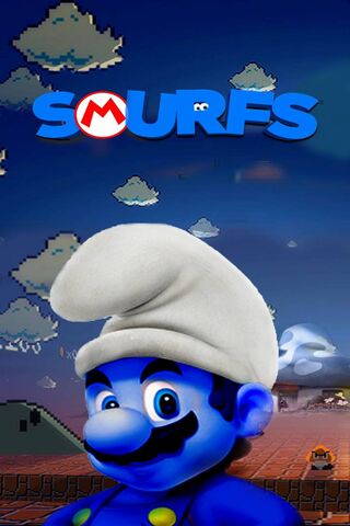 Smurf Mario: A Colorful Crossover Adventure! 🎮💙