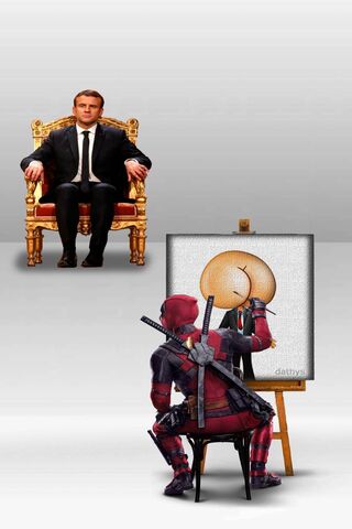 Artistic Satire: Macron..