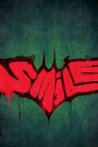 The Dark Knight's Grin: A Bold Statement