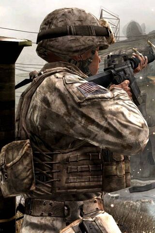 Battle Ready: A Soldier's Stand in Call of Duty 🎮⚔️