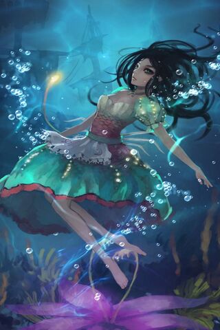 Alice Underwater: A Dreamy Dive into Wonderland 🌊✨
