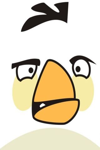 Chubby White Bird: The Quirky Character