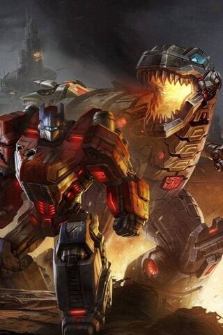 Transformers: Clash of Titans! 🤖🦖