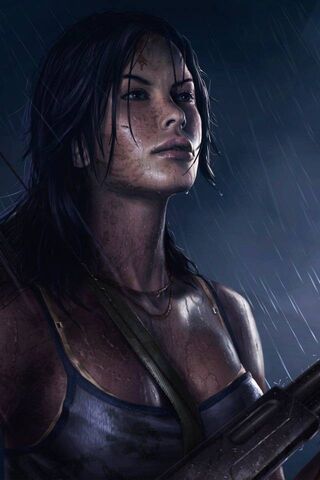 Lara Croft: The Adventurer's Grit 🌧️🏹