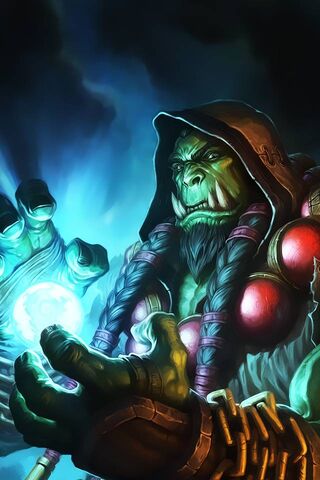 Mystic Power: The Orc Shaman Unleashed! ⚡️