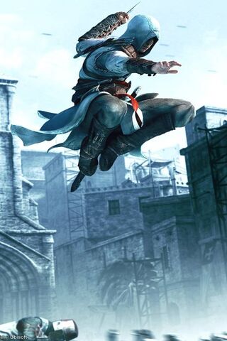The Leap of the Assassin: Ezio Auditore in Action! 🏹✨