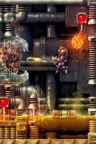 Samus Aran's Epic Showdown in Metroid