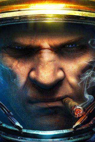 Battle-Ready: The Face of Starcraft II 🚀🔥