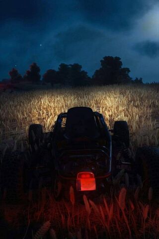 Nighttime Adventure with the PUBG Bug-E! 🌌🚙