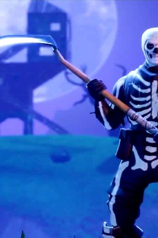 Skull Trooper: The Spooky Sentinel of Fortnite 💀🌙