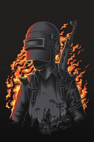 Battle Ready: The PUBG Warrior 🔥