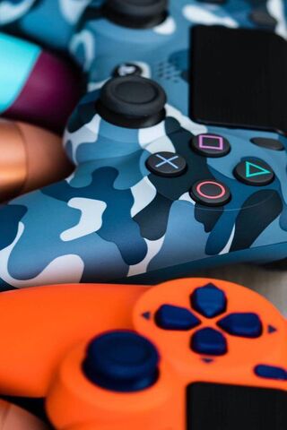 Game On: Stylish PS4 Controllers Ready for Action! 🎮✨