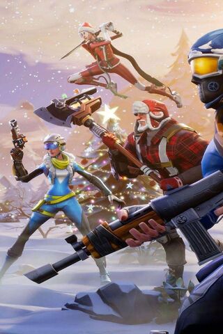 Fortnite's Winter Wonderland: Snowy Showdown! ❄️🎮