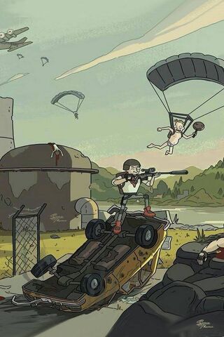 Battle Royale Mayhem: The PUBG Showdown! 🎮🚁