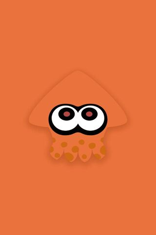 Orange Squid Wallpaper - Download to your mobile from PHONEKY