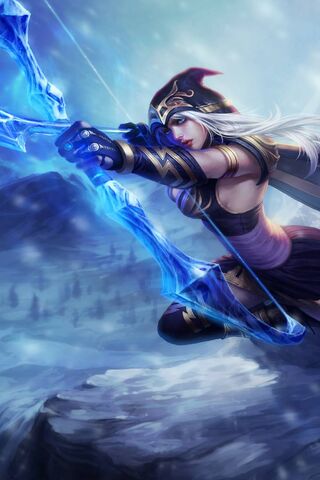 Ashe League Of Leg Wallpaper - Download to your mobile from PHONEKY