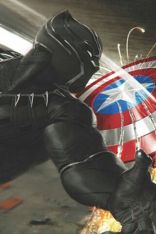 The Mighty Protector: Black Panther in Action! 🐾🖤