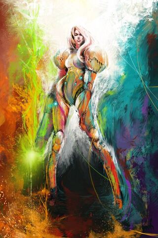 Vibrant Warrior: The Essence of Samus
