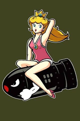 Peach's Bold Adventure on a Bullet Bill! 🚀👑