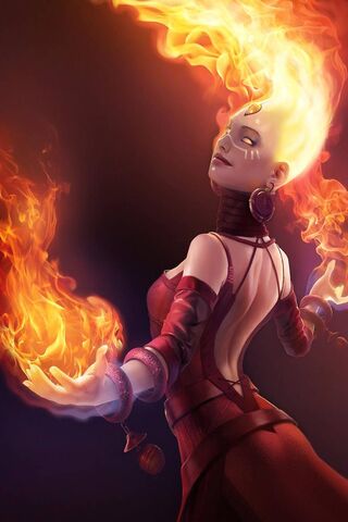 Lina: The Fiery Sorceress 🔥✨