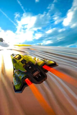 Speeding Through the Skies: Wipeout Racing Adventure 🚀💨