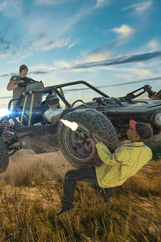 Battlefield Mayhem: PUBG Action Unleashed! 🚗💥
