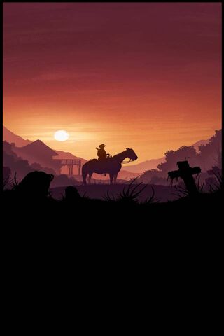 Sunset Ride: A Journey Through RDR2 🌅🐎