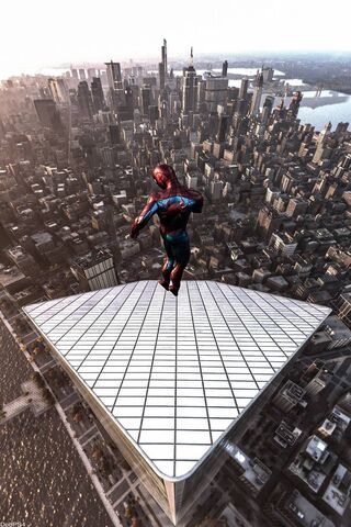Web-Slinging High Above the City! 🕷️🏙️