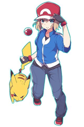 Adventures Await: Pokémon Trainer F and Pikachu! ⚡️🎮