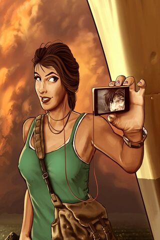 Adventurous Selfie: Lara Croft in Action! 📸🌍
