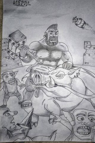 Epic Battle in Clash Royale: The Nepalese Warrior