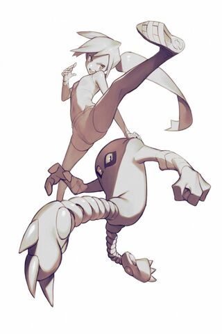 Kickin' It with Hitmonlee: The Ultimate Trainer Duo! 🥋✨