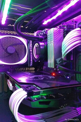 Vibrant RGB Gaming Setup: A Tech Wonderland 🎮✨
