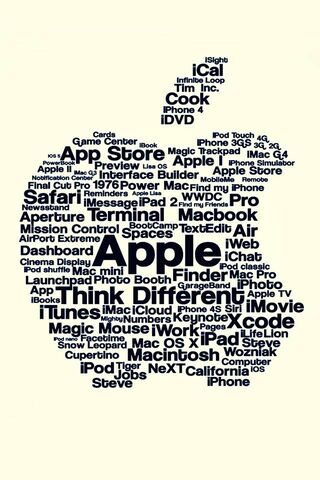 The Essence of Apple: A Creative Word Cloud 🍏✨