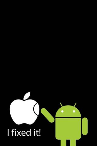 Tech Rivalry: A Playful Fix! 🍏🤖