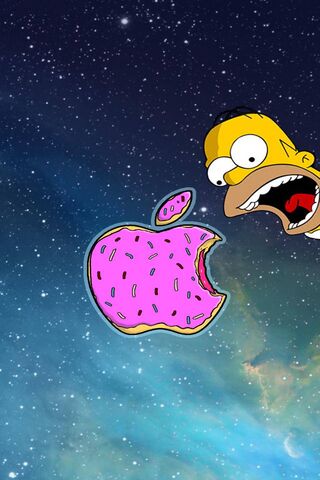 Logo Apple i Homer