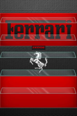 Sleek Ferrari Glass Display