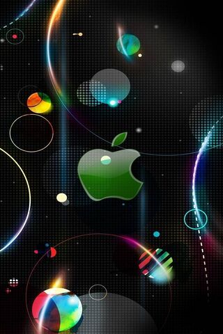 Vibrant Apple: A Splash..