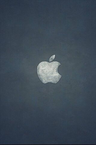 Chalkboard Elegance: The Apple Logo