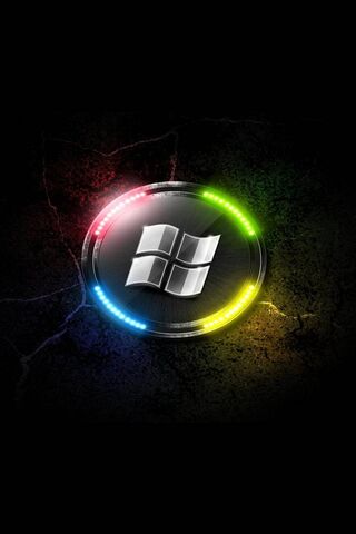 Neon Windows Logo Wallpaper - Download to your mobile from PHONEKY