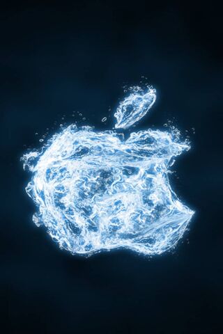 Refreshing Innovation: The Apple Logo in Water