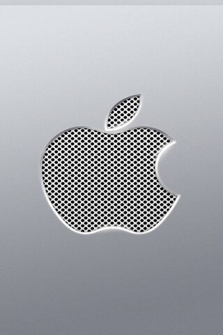Shiny Elegance: The Apple Platinum Logo
