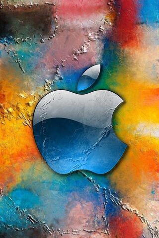 Colorful Harmony: The Pastel Apple