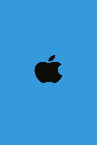 Logotipo da Apple azul
