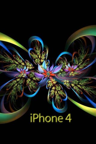 Vibrant Elegance: The iPhone 4 Artistry